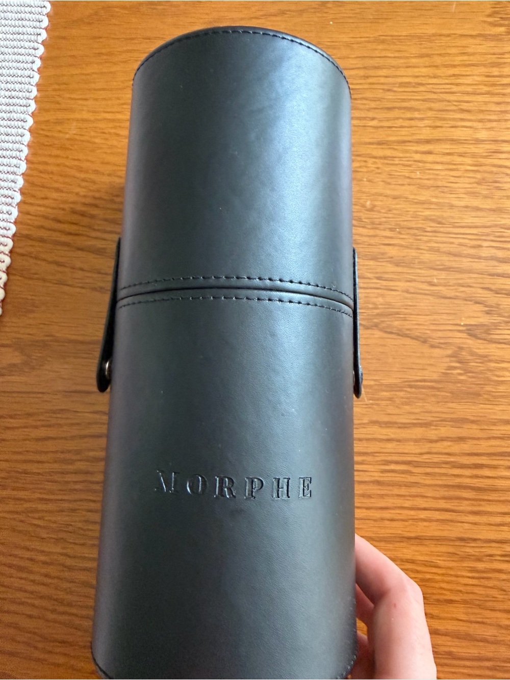 Morphe Black Cylindrical Brush Travel Case